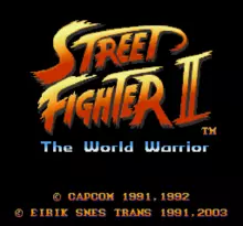 Image n° 4 - screenshots  : Street Fighter II - The World Warrior